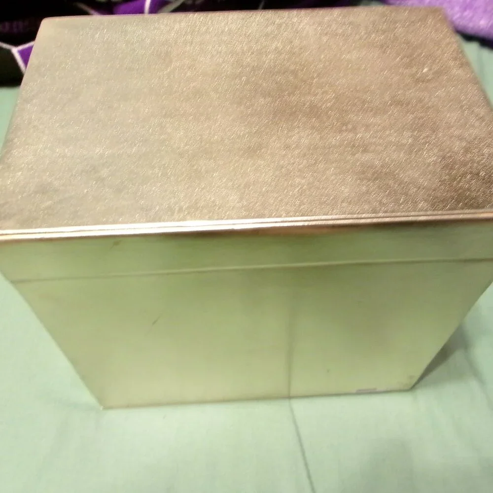 Victoria's Secret Hello Angel Heavenly Gift Set Gold Glitter Mirror Storage Box